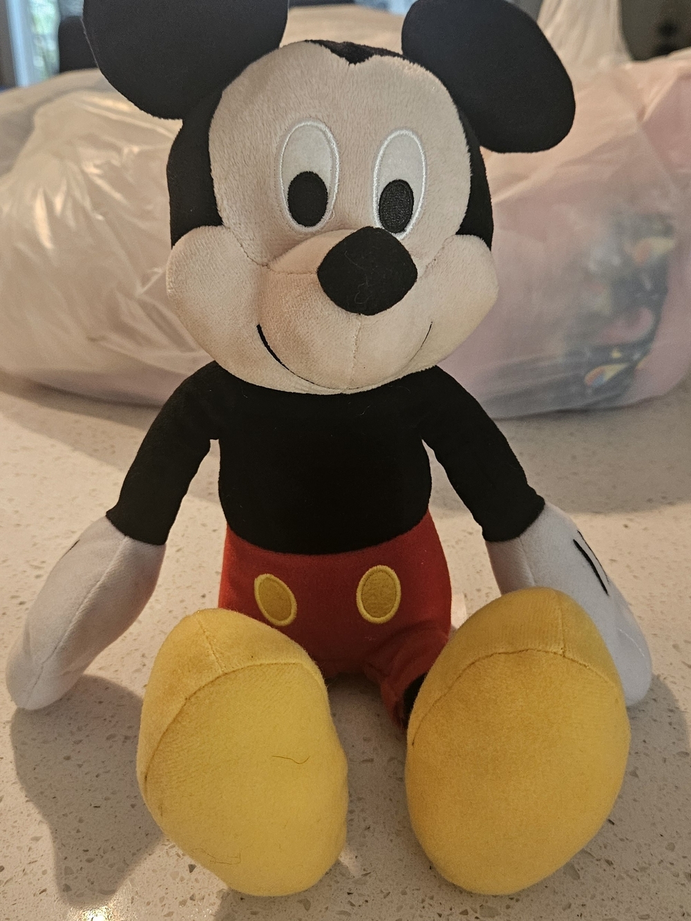 Kohl's Cares Disney Mickey Mouse Plush Stuffed Animal 14inches 90th anniversary